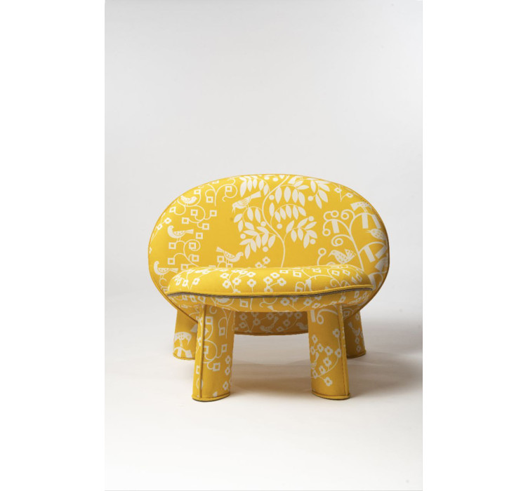 Крісло Dino жовте ARHIVE FABRIC SERGIY KOLOS ShishkaProject5